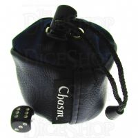 Chasm Vortex Small Midnight Blue High Grade Leather Dice Bag