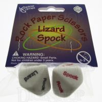 Koplow Rock Paper Scissors Lizard Spock 2 x D10 Dice Game