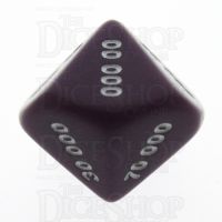 Koplow Opaque Purple Value Ten Thousands D10 Dice