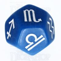 Koplow Opaque Blue Astrology Signs D12 Dice