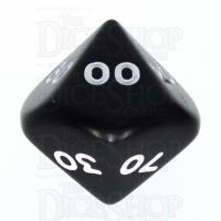 Koplow Opaque Black & White Percentile Dice