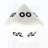 Koplow Opaque White & Black Percentile Dice