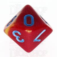 TDSO Duel Red & Yellow with Blue D10 Dice - Discontinued