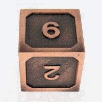 TDSO Metal Fire Forge Copper D6 Dice