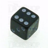 D&G Opaque Black MINI 7mm D6 Dice