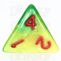TDSO Duel Green & Yellow With Red D4 Dice - Discontinued