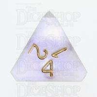 GameScience Permafrost Gold Ink D4 Dice