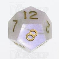 GameScience Permafrost Gold Ink D12 Dice