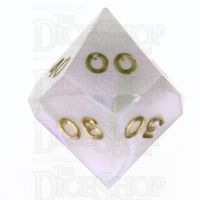 GameScience Permafrost Gold Ink Percentile Dice