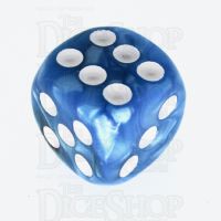 TDSO Duel Black & Blue 16mm D6 Spot Dice