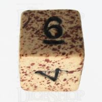 Crit Hit Sandstorm Ceramic D6 Dice