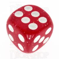 TDSO Glitter Red 16mm D6 Spot Dice
