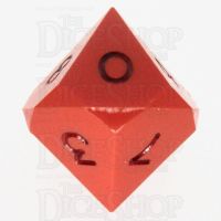 GameScience Opaque Orange & Black Ink D10 Dice
