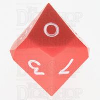 GameScience Opaque Orange & White Ink D10 Dice