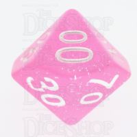 TDSO Galaxy Glitter Princess Pink Percentile Dice