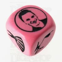 CLEARANCE D&G Opaque Pink Girls Night Out Hen Party 16mm D6 Dice
