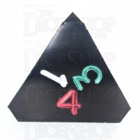 GameScience Opaque Coal Black & Multi Ink D4 Dice