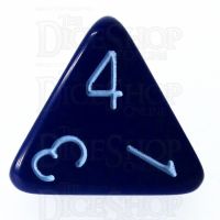 Role 4 Initiative Opaque Blue & Blue D4 Dice