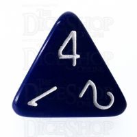 Role 4 Initiative Opaque Blue & White D4 Dice