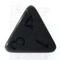 Role 4 Initiative Opaque Grey & Black D4 Dice