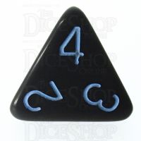Role 4 Initiative Opaque Grey & Blue D4 Dice