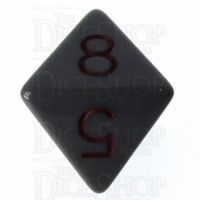 Role 4 Initiative Opaque Grey & Red D8 Dice