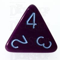 Role 4 Initiative Opaque Purple & Blue D4 Dice