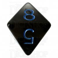 Role 4 Initiative Translucent Black & Blue D8 Dice