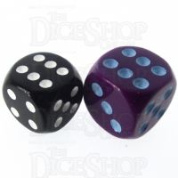 Role 4 Initiative Opaque Purple & Blue 18mm D6 Spot Dice