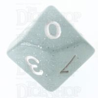 TDSO Translucent Glitter Sea D10 Dice