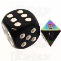 TDSO Metal Iridescent Rainbow MINI 10mm D8 Dice