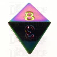 TDSO Metal Iridescent Rainbow D8 Dice