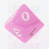 TDSO Translucent Glitter Baby Pink D10 Dice