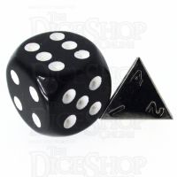 TDSO Metal Polished Silver MINI 10mm D4 Dice