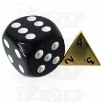 TDSO Metal Polished Gold MINI 10mm D4 Dice