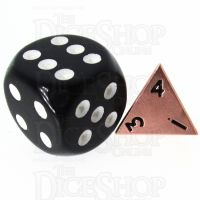 TDSO Metal Polished Copper MINI 10mm D4 Dice