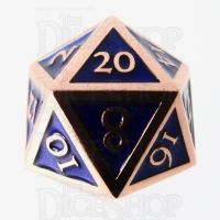 TDSO Metal Script Copper & Blue & D20 Dice