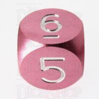 TDSO Aluminium Precision Pink Dragon D6 Dice