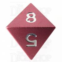 TDSO Aluminium Precision Pink Dragon D8 Dice