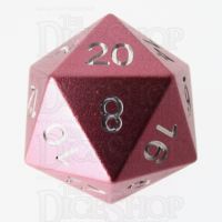 TDSO Aluminium Precision Pink Dragon D20 Dice