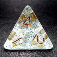 TDSO Confetti Sea Star D4 Dice
