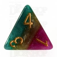 TDSO Layer Mardi Gras D4 Dice