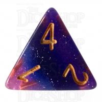 TDSO Layer Lavender Glitter D4 Dice