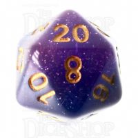 TDSO Layer Lavender Glitter D20 Dice