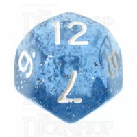TDSO Glitter Blue D12 Dice