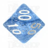 TDSO Glitter Blue Percentile Dice