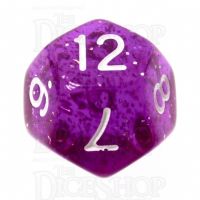 TDSO Glitter Purple D12 Dice