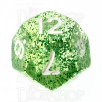 TDSO Glitter Green D12 Dice