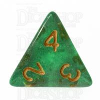 TDSO Photo Reactive Green & Grey D4 Dice
