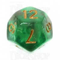 TDSO Photo Reactive Green & Grey D12 Dice